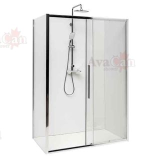 Душевой уголок AvaCan FС 140-160 + SС 100 хром